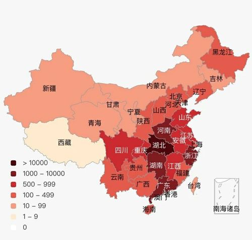 疫情散布全国,最严重的是武汉