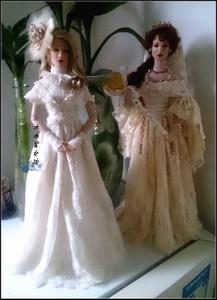 bjd娃衣富兰克林娃娃tonner芭比怪高可儿st,fr娃娃复古蕾丝衣服