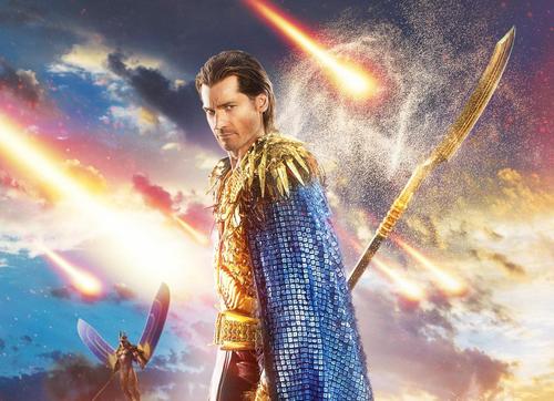 埃及神,尼古拉coster-waldau,演员,男人,服装,外套,黄金,天空,陨石,剑