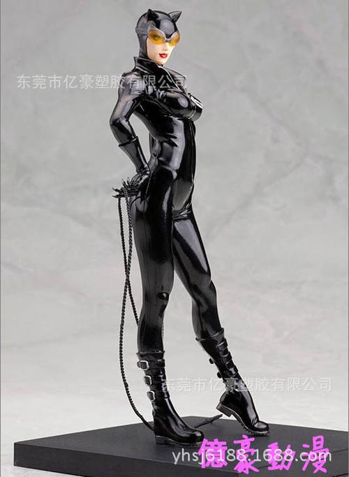 圣诞塑胶动漫周边 公仔手办蝙蝠侠猫女 厂家定做 直销