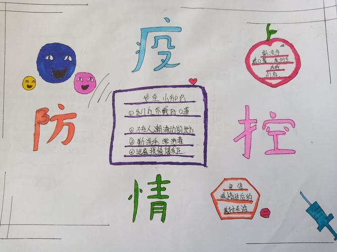 2022防疫手抄报初中2020防疫情手抄报图片