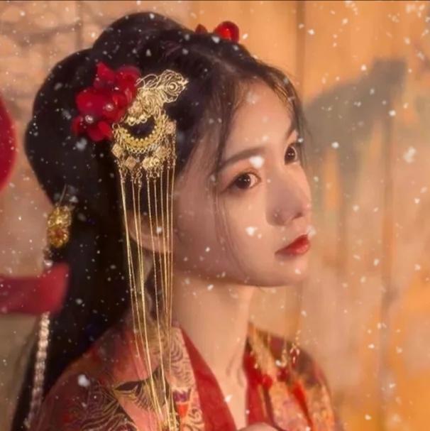 超美古风真人女生闺蜜头像