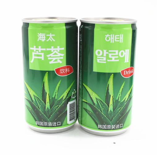 15包邮进口饮料果汁听装韩国芦荟汁