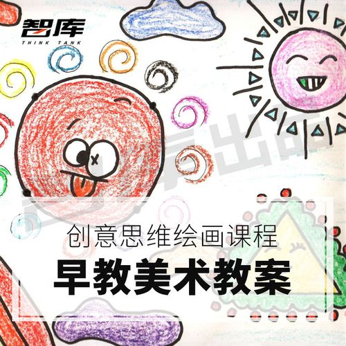 儿童美术课件创意绘画课程全套教案幼儿园教学ppt模板早教培训