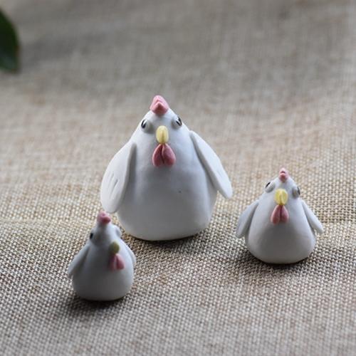 景德镇陶瓷小鸡宝宝纯手工捏制手工艺品鸡摆件家居装饰品客厅卧室