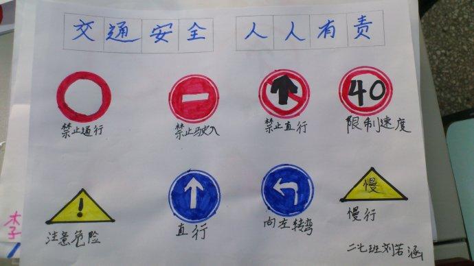 交通标志我来画