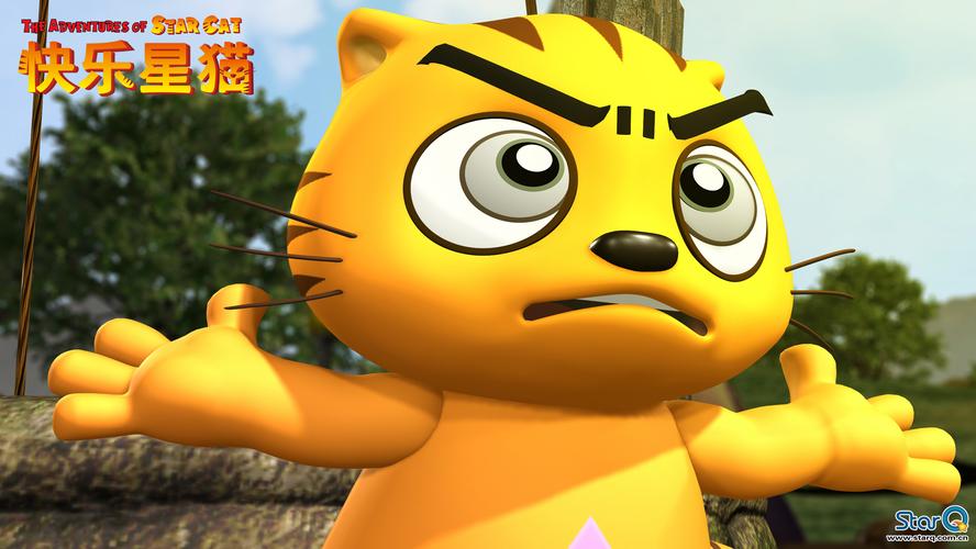 壁纸,高清,宽屏,动画,卡通,快乐星猫