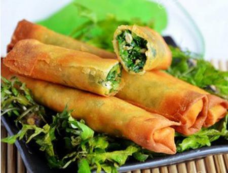 荠菜春卷