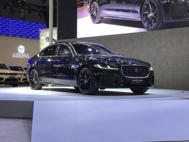 2021上海车展捷豹xfl中期改款车型亮相