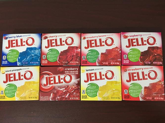 美国原装进口 杰乐jello各种口味布丁粉果冻粉85g 夏季diy冰品