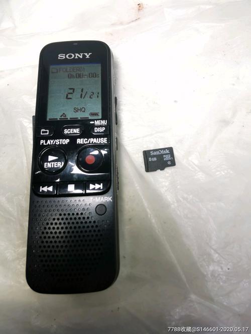 sony索尼Ⅰcd-px333m数码录音笔带8g内存功能全好