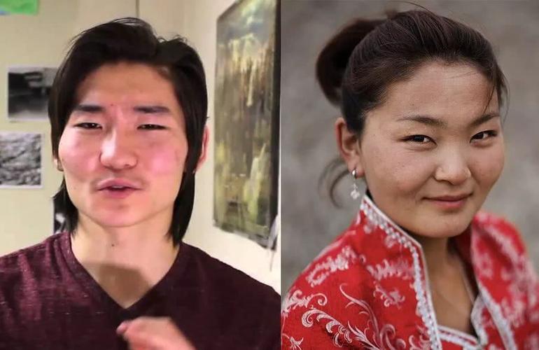 网友评价farida是蒙古脸的原因就来源于此——极端蒙古人种的脸部骨骼