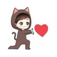 喵小兔高清图片大全 喵小兔一左一右情侣头像【点击鼠标右键下载】