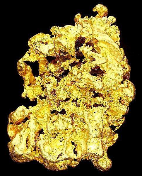 自然金(狗头金),解读黄金是怎么形成的!