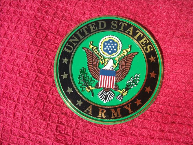 世界旅游纪念冰箱贴 美国 美国陆军 united states army 徽章
