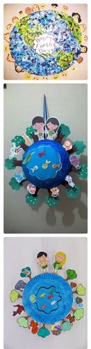 萃英附幼/世界地球日手工来袭,保护地球,从我做起