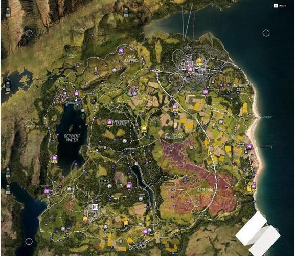 极限竞速地平线4地图一览 forza地平线4全宝藏信息