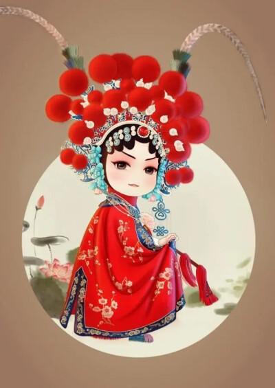 戏子q版头像图片高清图片