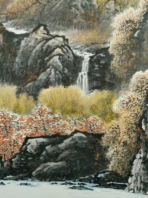 赵树松山水画局部选(四)