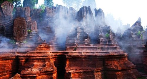 自驾游——湘西红石林国家地质公园