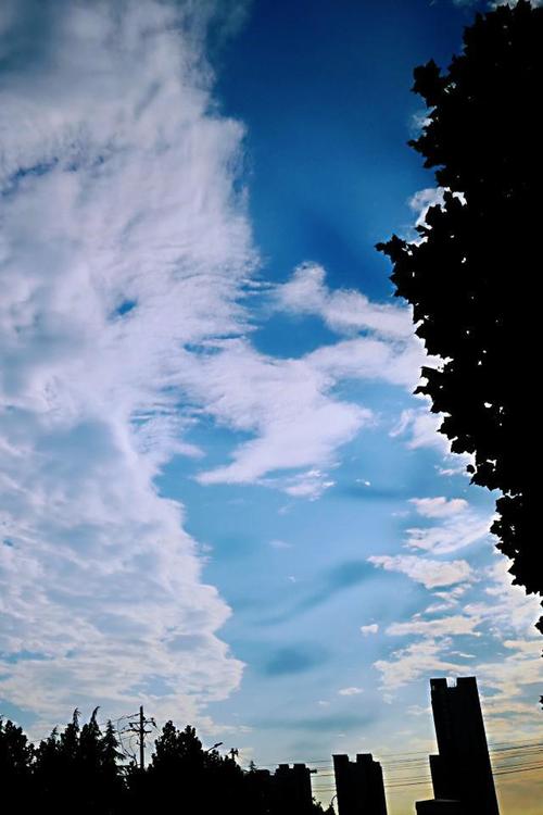醉美"天空之城"!今天白天,郑州的天空美得让你忍不住睡前再看一眼