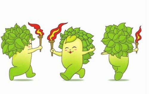 青运会吉祥物萌宝绿色"榕榕"造型