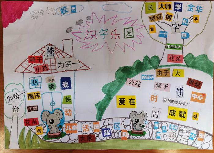 识字小报,识字乐无穷