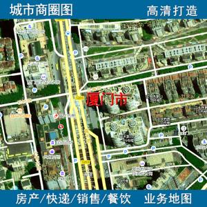 房地产中介房产地图商圈图楼盘小区分布图高清晰地图制作楼栋号