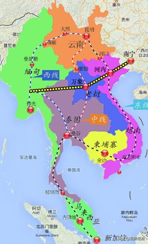 泛亚铁路新线南宁追赶昆明规划建设南宁经万象至仰光货运铁路