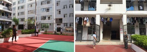 南宁商贸学校兴宁校区举行2020年秋季学期防空防灾应急疏散演练