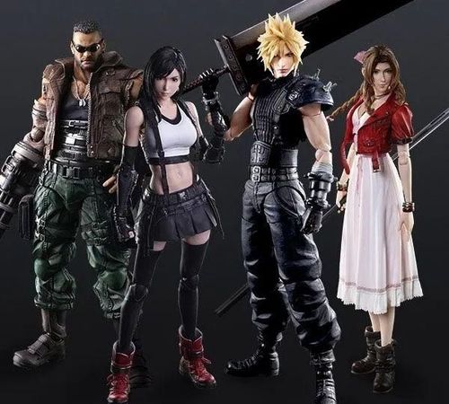 《最终幻想7 重制版》新公开雷诺/路德/萨菲罗斯pa改可动手办