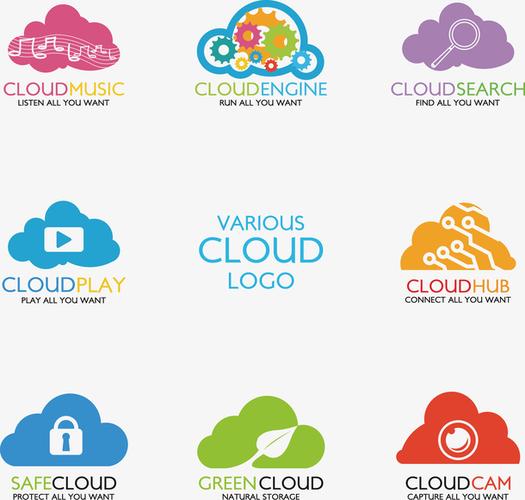云朵主题logo免抠素材免费下载_觅元素51yuansu.com