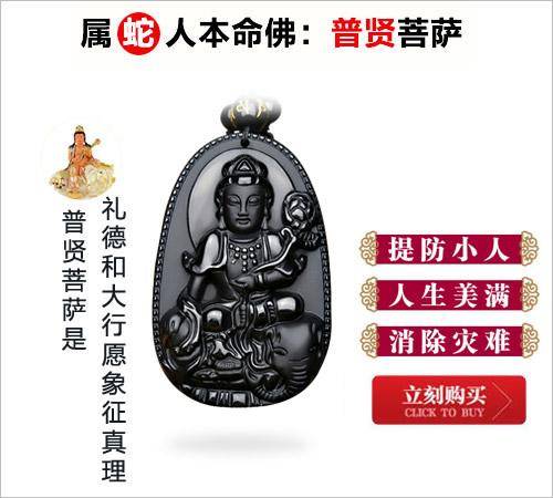 生肖蛇本命佛普贤菩萨