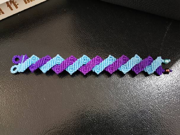 斜卷结手链