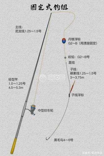 以上就是固定浮游矶钓钓组的配图