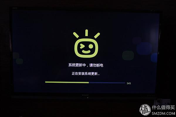 系统更新中,一直显示泰捷的logo