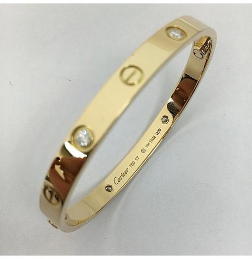 cartier(卡地亚) #love系列18k黄金手镯17