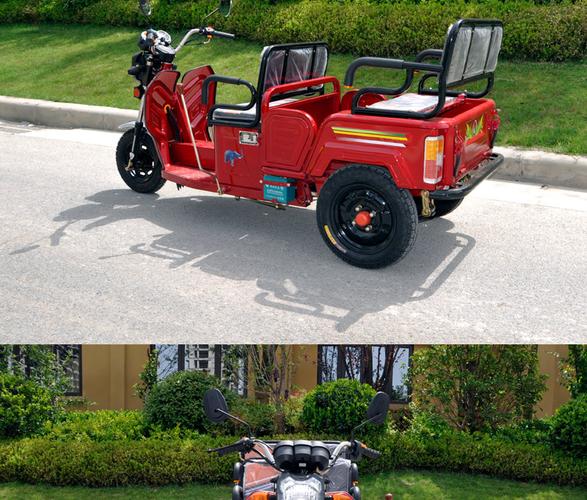 油电两用新款三轮摩托车燃油客货两用老年人残疾人三轮摩托