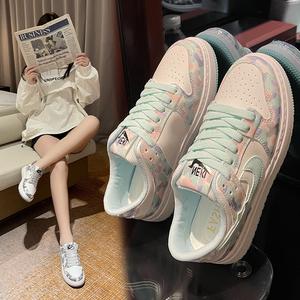 耐克女鞋官方旗舰店正品aj低帮空军一号透气板鞋平底运动小白鞋女