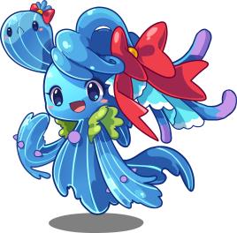 腾讯游戏《洛克王国 》中的宠物,初始宠物水灵的洛克王国2