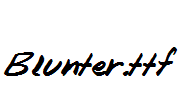 blunter.ttf