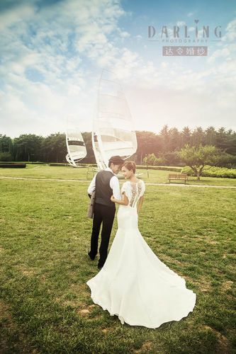 【达令婚纱摄影】青岛婚纱照样片欣赏《追逐的背影》