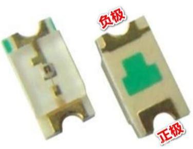 02-0.03a.那么对于贴片型的发光二极管如何区分正负极呢?
