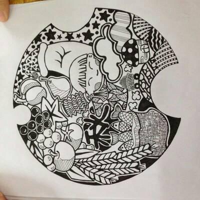 有这个系列冬天的黑白画吗?