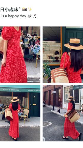 法式复古显瘦红裙_显瘦_法式复古_why park摄影基地自由行热门攻略