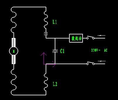 求角磨机的电气原理图