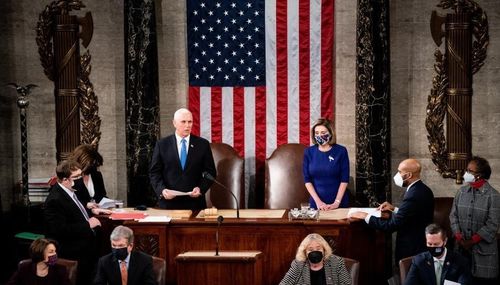 美国国会联席会议确认拜登当选总统