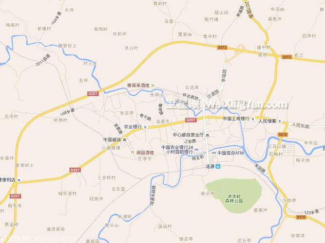 涟源市地图全景