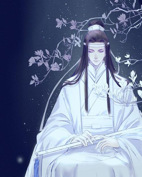 超帅气的古风动漫美男壁纸,今夜花好月圆,神说不如结缘!