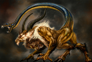 喀迈拉[古希腊神话中妖怪]